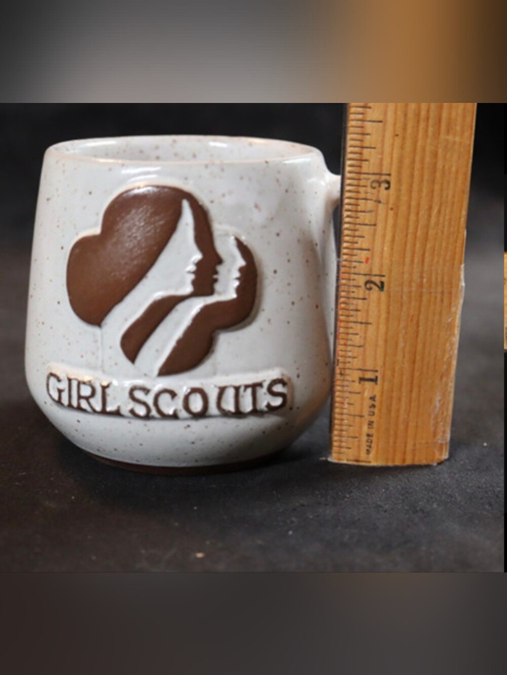 Vintage Girl Scouts Stoneware Mug - Picture 6 of 7